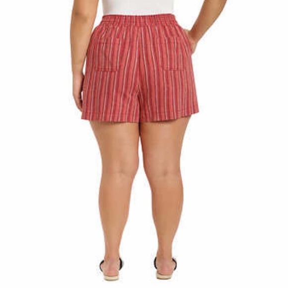 NWT Briggs Women's Linen Blend Short - Picture 3 of 4